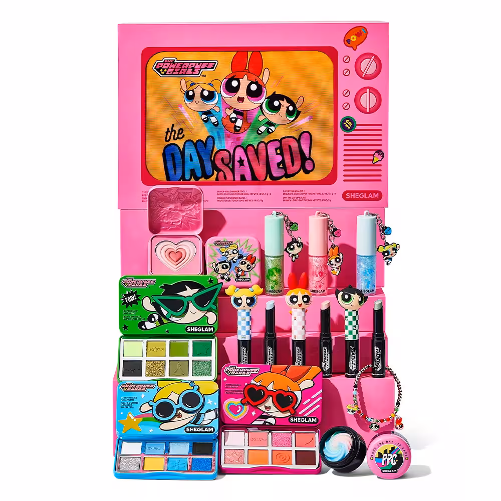 ست آرایشی شیگلم مدل powerpuff girls collection