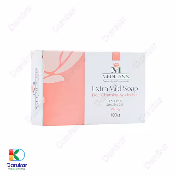 پاک کننده غیر صابونی پوست خشک مدیلن 100 گرم