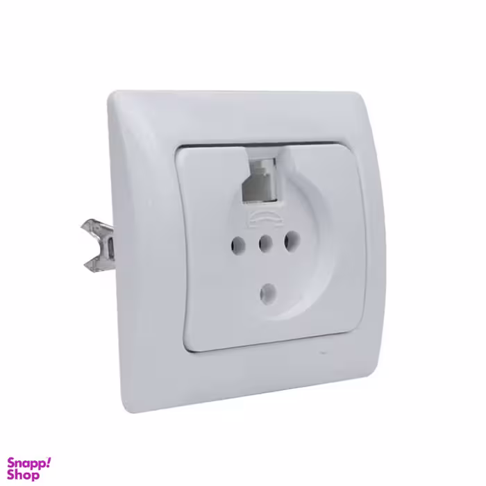 پریز تلفن دو منظوره (دوشاخه + سوکت) مدل پدیده آسیا