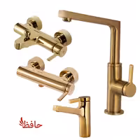 ست شیرالات کی دبلیو سی (kwc) مدل آوا طلایی