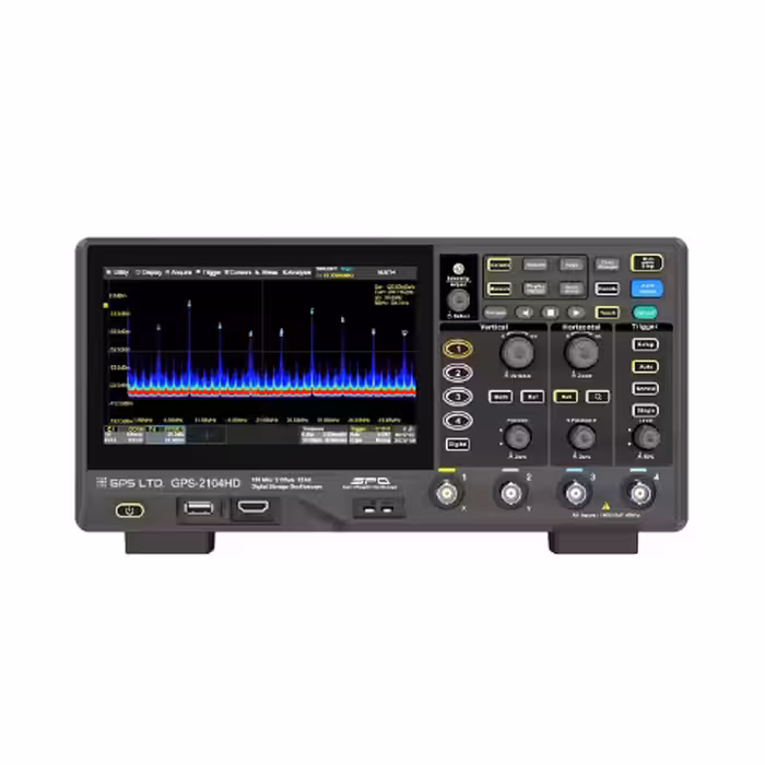 اسیلوسکوپ 100MHz چهار کاناله جی پی اس GPS-2104HD