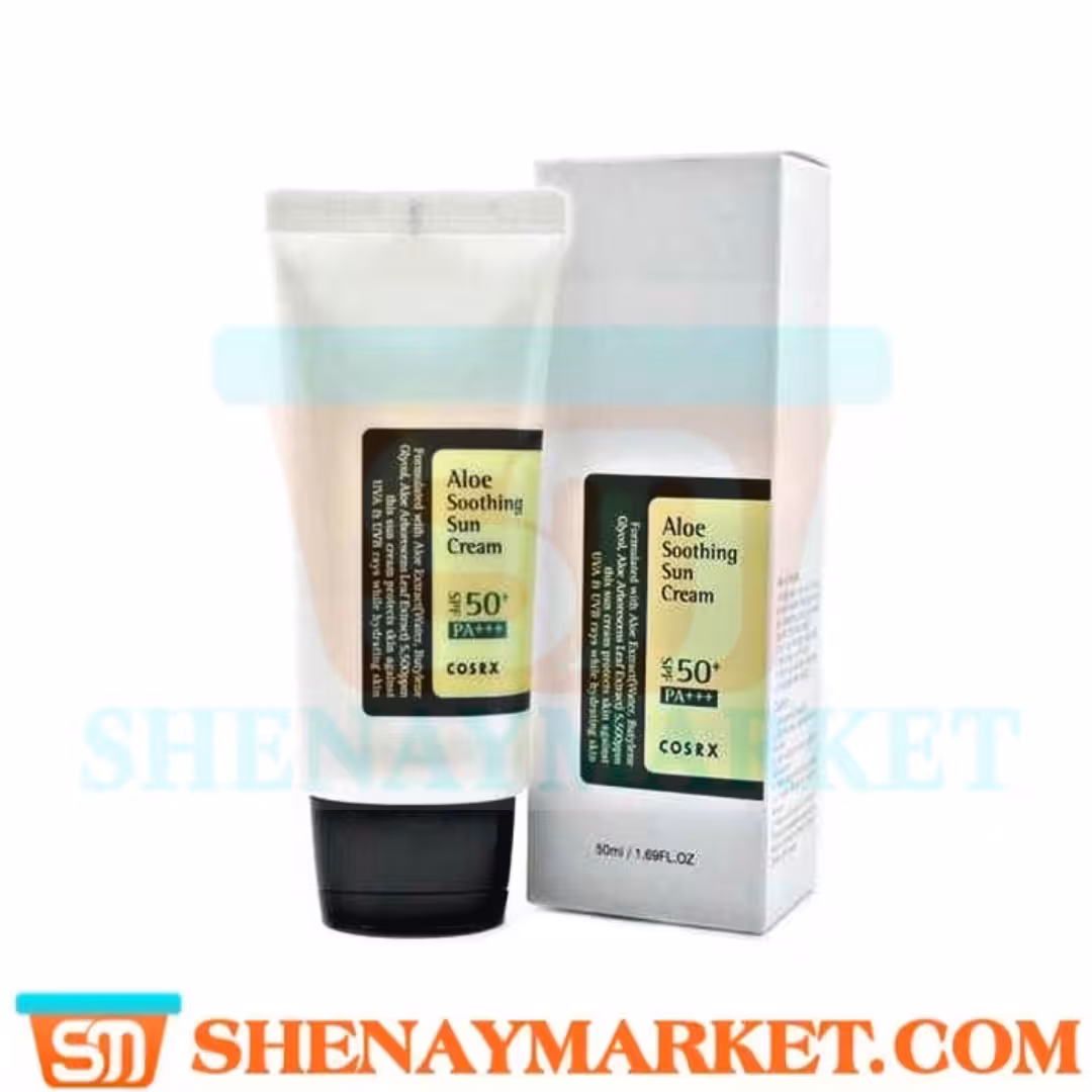 کرم ضد آفتاب آلوئه ورا کوزارکس SPF50 حجم 50 میل