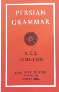 Persian Grammar | A. K. S. Lambton