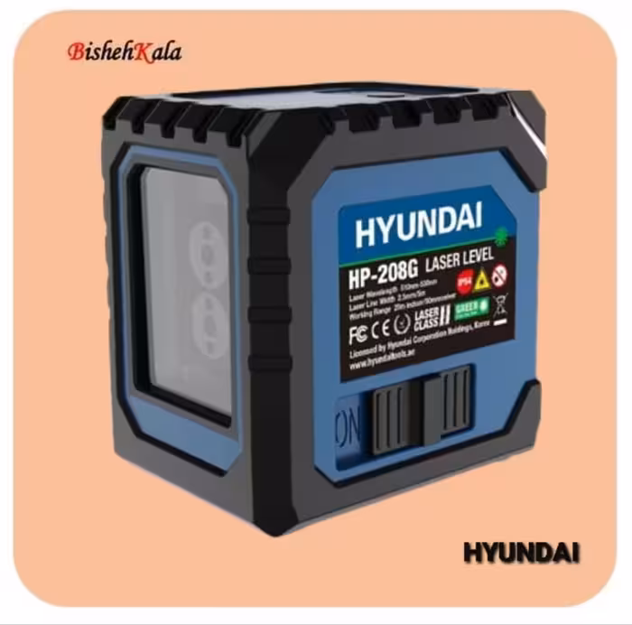 تراز لیزری HYUNDAI هیوندای مدل HP-208G کد(3)