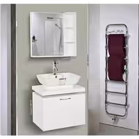 روشویی کابینت دار ایدل سفید60 سانت