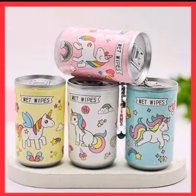 دستمال مرطوب قوطی فانتزی