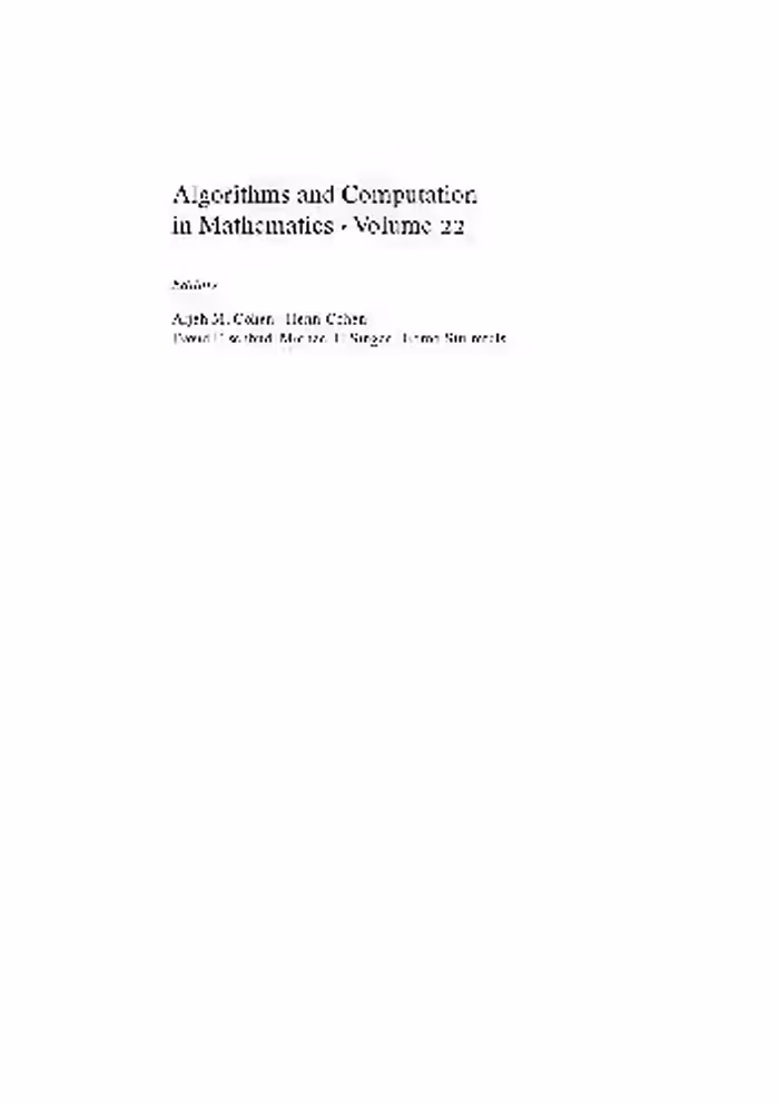 خرید و دانلود نسخه کامل کتاب Rational algebraic curves: A computer algebra approach