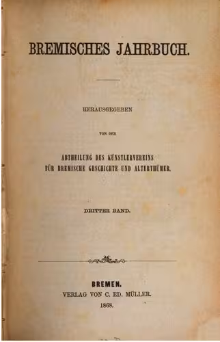 خرید و دانلود نسخه کامل کتاب Bremisches Jahrbuch