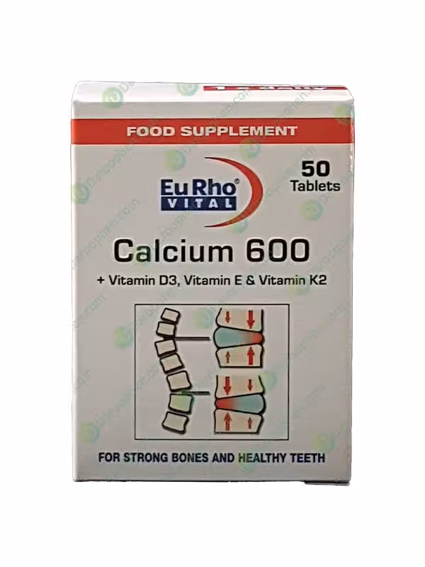 قرص کلسیم و ویتامین D3 یوروویتال