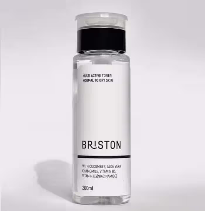 تونر مولتی اکتیو ویتامینه بریستون پوست نرمال تا خشک200میلBRISTON MULTI ACTIVE TONER