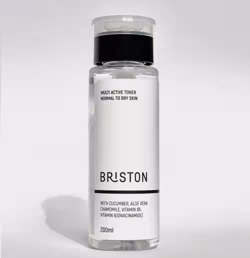 تونر مولتی اکتیو ویتامینه بریستون پوست نرمال تا خشک200میلBRISTON MULTI ACTIVE TONER