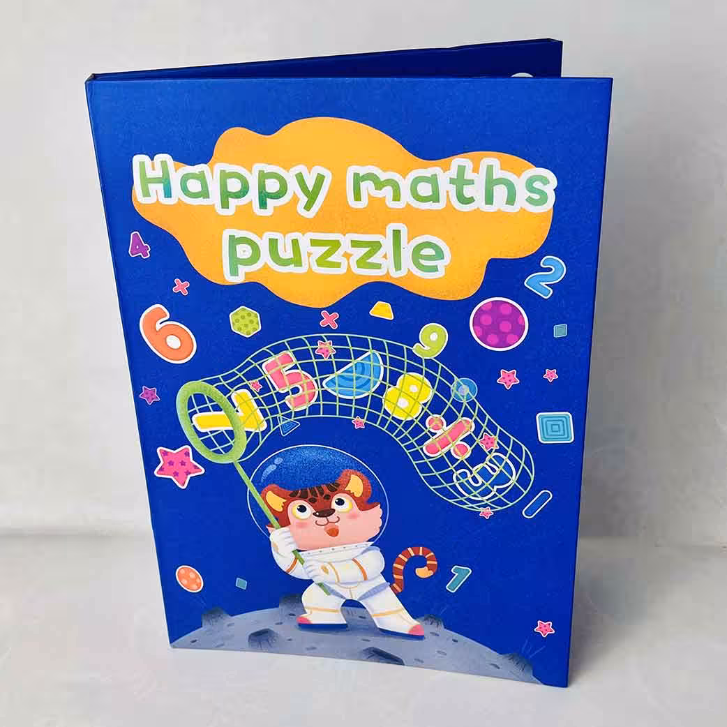 کتاب پازلی جورچین آهنربایی اعداد و اشکال(خارجی)