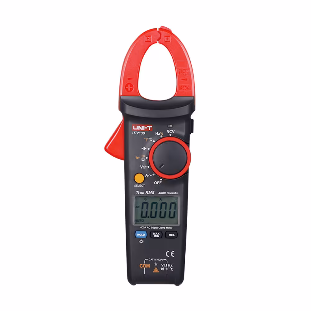 کلمپ متر دیجیتال 400 آمپر یونیتی کد UT213B