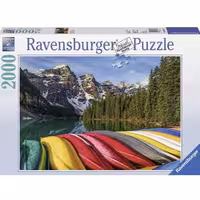 پازل 2000 قطعه Ravensburger طرح کانوهای کوهستان