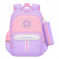 کوله پشتی هنگ وو مدل عروس دریایی به همراه جامدادی | کالا مکس