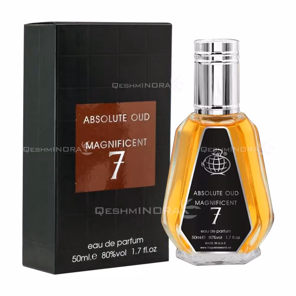 ادوپرفیوم 50 میل ابسولوت عود مگنیفیسنت 7 فرگرانس ورد Absolute Oud Magnificent 7 Fragrance World