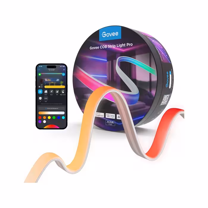 خرید ریسه هوشمند 3 متری Govee COB Strip Light Pro H61E5 با بهترین قیمت