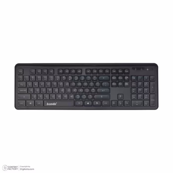 کیبورد و ماوس بی‌سیم باندا مدل C400