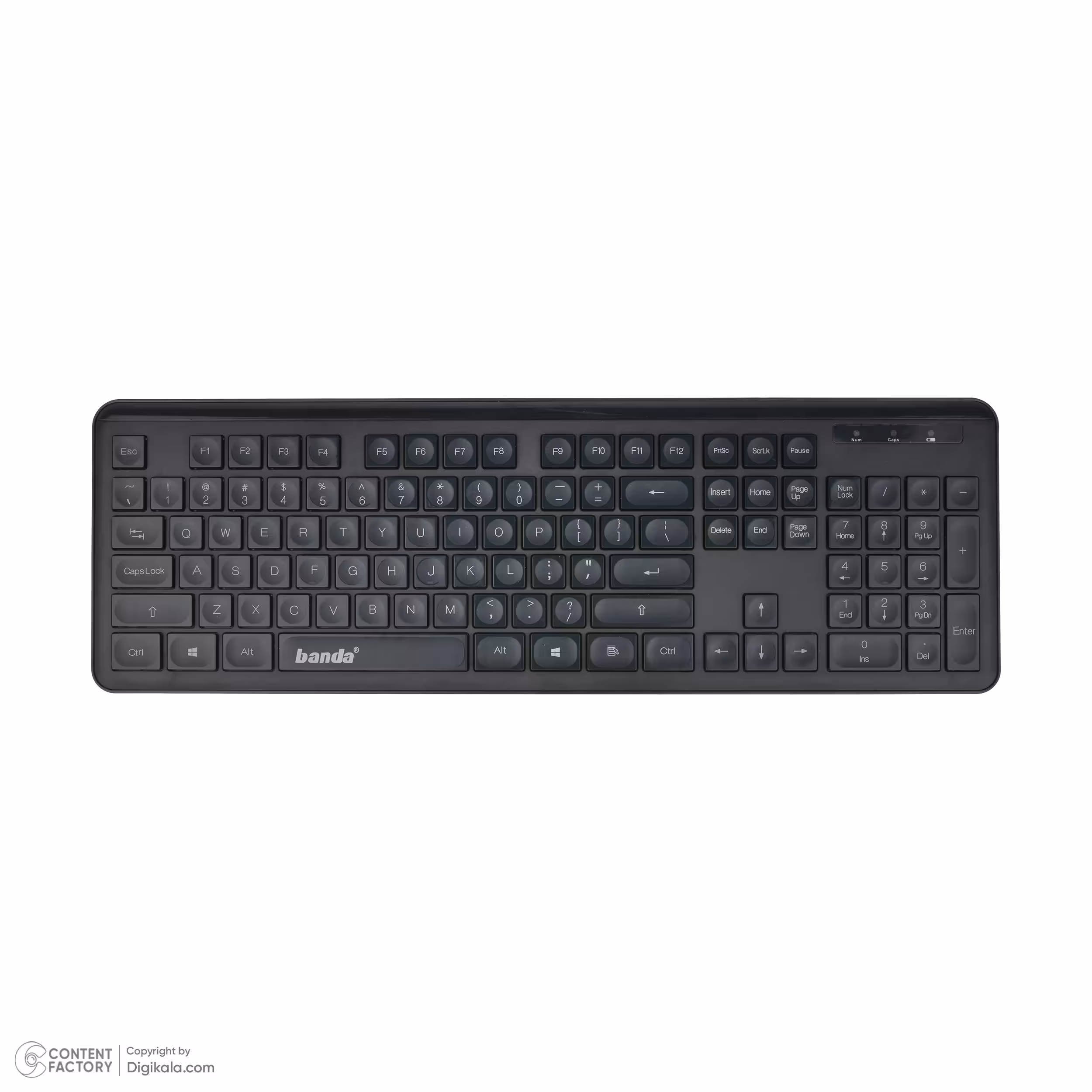 کیبورد و ماوس بی‌سیم باندا مدل C400
