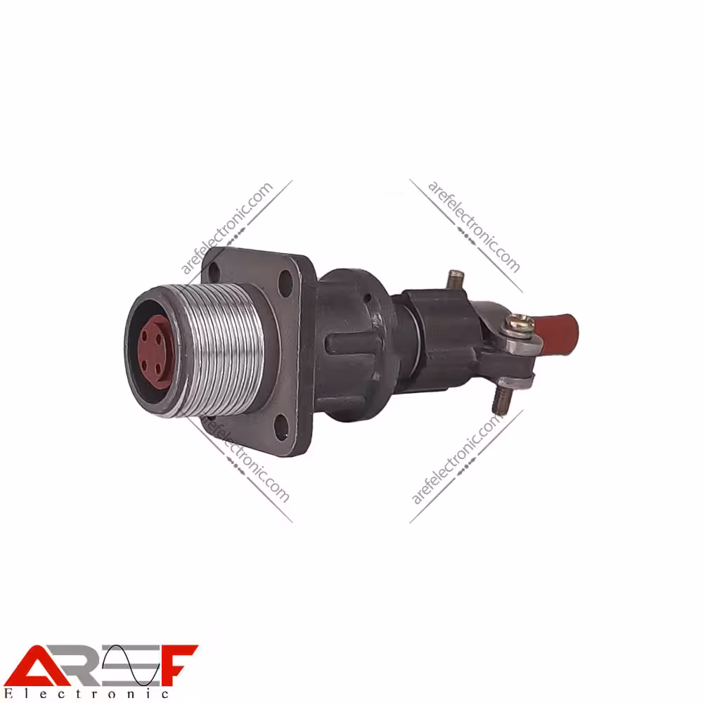کانکتور روسی 4 پین فلنج کامل قطر 14 مدل 2px144aq - فروشگاه عارف الکترونیک