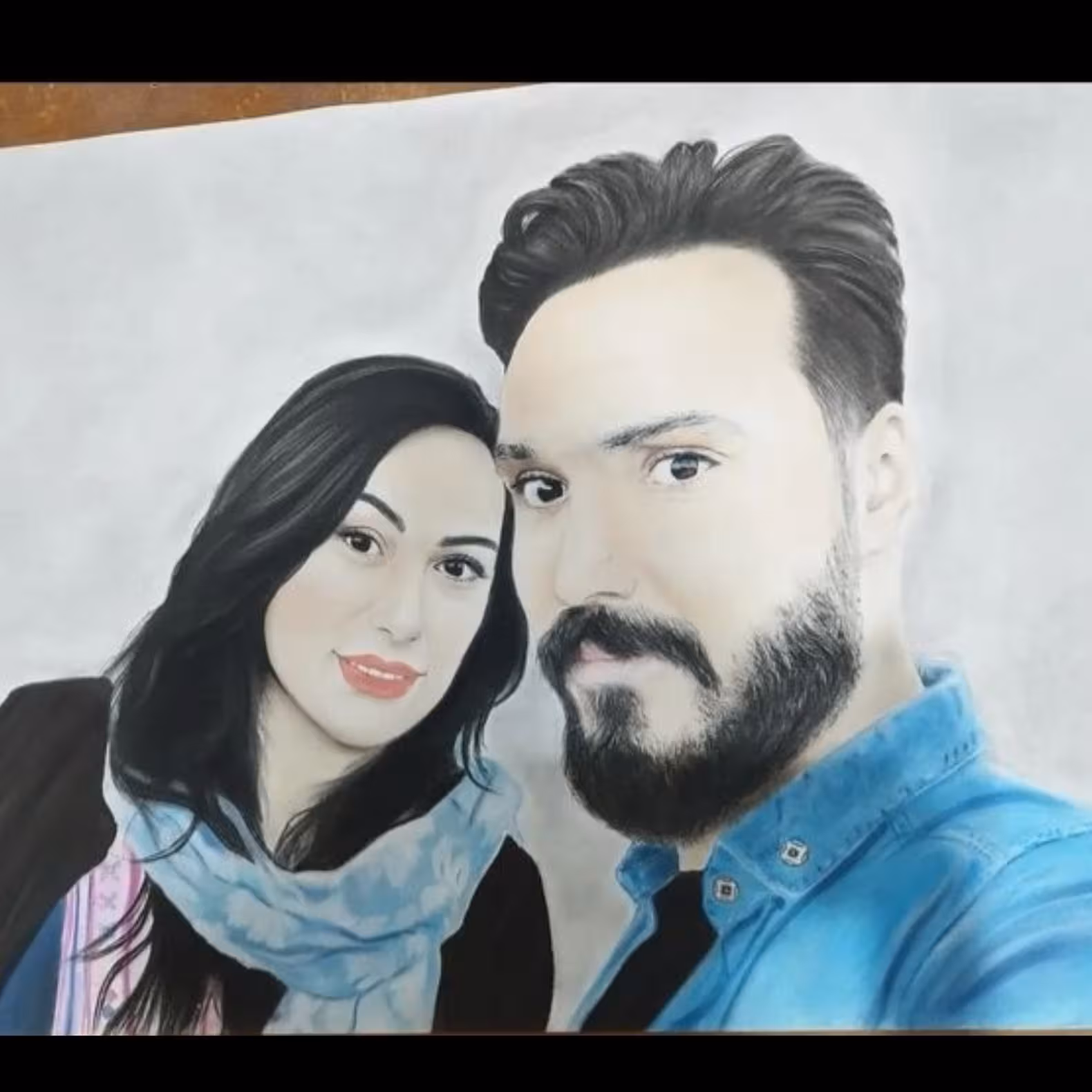 نقاشی  چهره و طبیعت