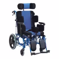ویلچر برانکاردی JTS 958CP (آلومینیوم - تاشو - سایز 38 و 44)