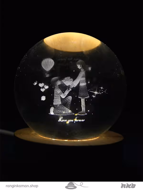 گوی کریستال بزرگ سایز 8 Large size crystal orb