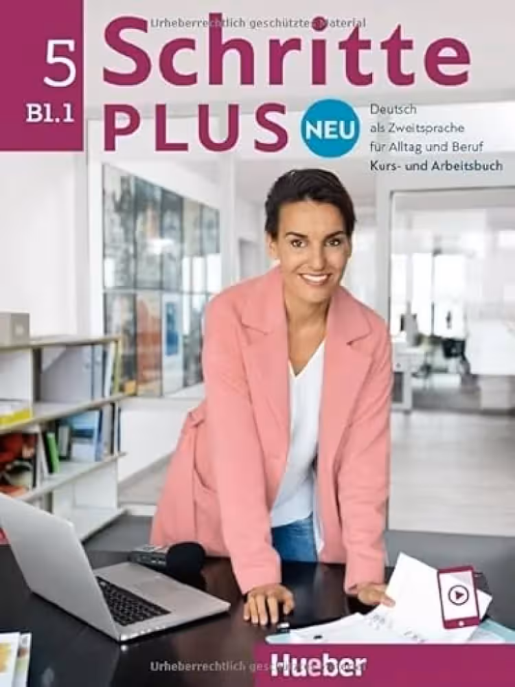 شریته پلاس 5 | کتاب آلمانی Schritte plus Neu 5 (B1.1)