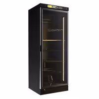 يخچال 60 سانتی مشکی تک درب کینو مدل KINO KR 615 WLBL