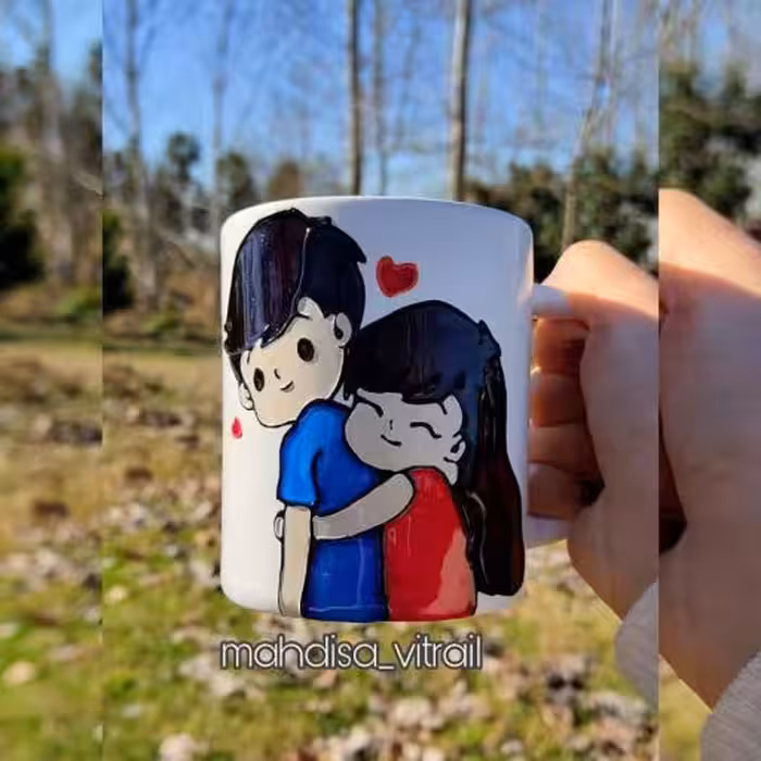 ماگ استیکر عاشقشانه