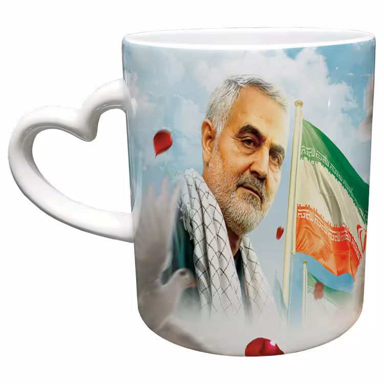 خرید ماگ-لیوان  دسته ساده  سردار سلیمانی کد 3