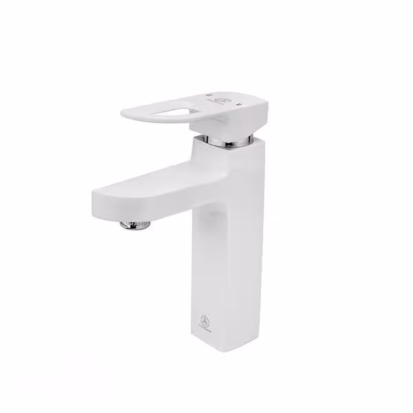 شیر روشویی باران سفید کروم قهرمان