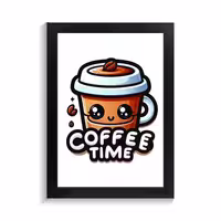 تابلو کافه و رستوران طرح COFFE TIME کد PF-29009