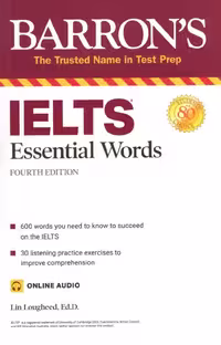 بارونز آیلتس اسنشیال وردز | کتاب انگلیسی Barrons IELTS Essential Words 4th Edition
