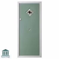 در ورودی منزل طرح انگلیسی رنگ طوسی کد 1583