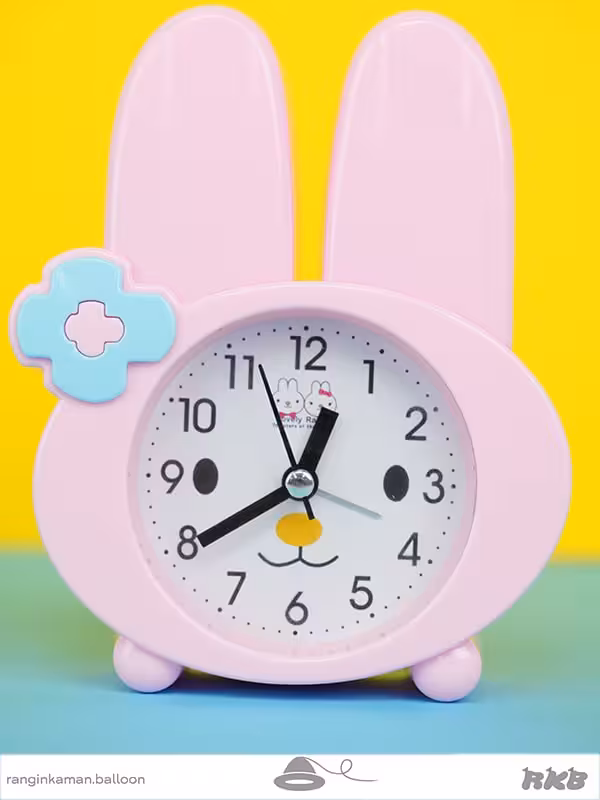 ساعت رومیزی خرگوش خوشحال Happy Rabbit Desk Clock
