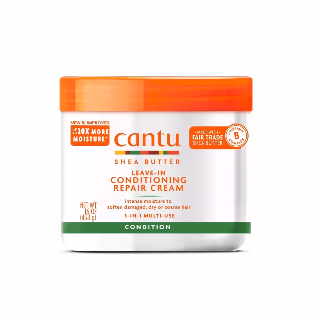 کرم مو آبرسان کنتو Cantu مدل Conditioning Repair Cream with Shea Butter وزن 453 گرم
