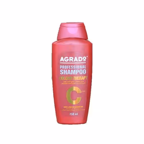 شامپوی آگرادو Agrado برای موهای رنگ شده مدل Colour therapy حجم 750 میلی