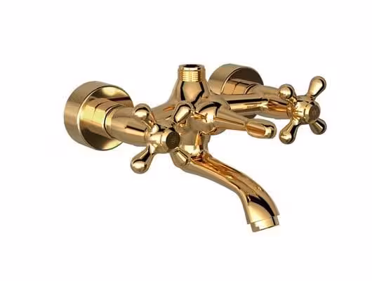 شیر حمام مدل باروک پلاس طلا
