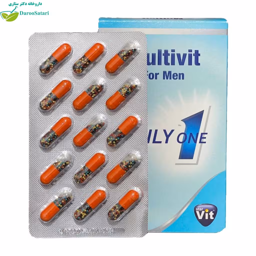 کپسول مولتی ویت آقایان استار ویت 60 عددی