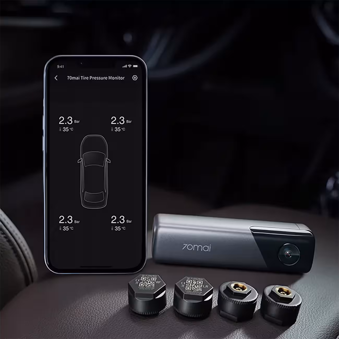 سنسور فشار باد لاستیک شیائومی T04سازگار با دش کم M500