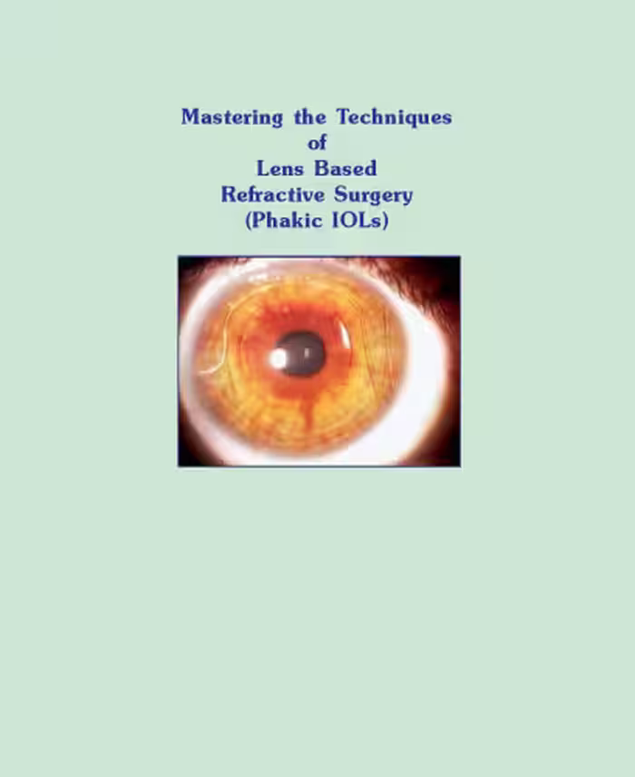 خرید و دانلود نسخه کامل کتاب Mastering the Technology of Lens Based Refractive Surgery