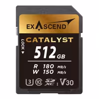 کارت حافظه SD اکساسند Exascend Catalyst UHS-I SDXC 512GB 180MB/S Memory Card V30