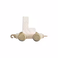 قطار چوبی طرح حروف انگلیسی حرف L