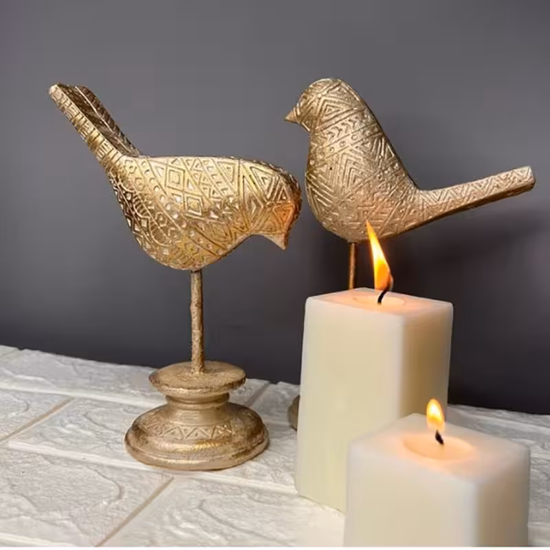 مجسمه طرح گنجشک دوتایی