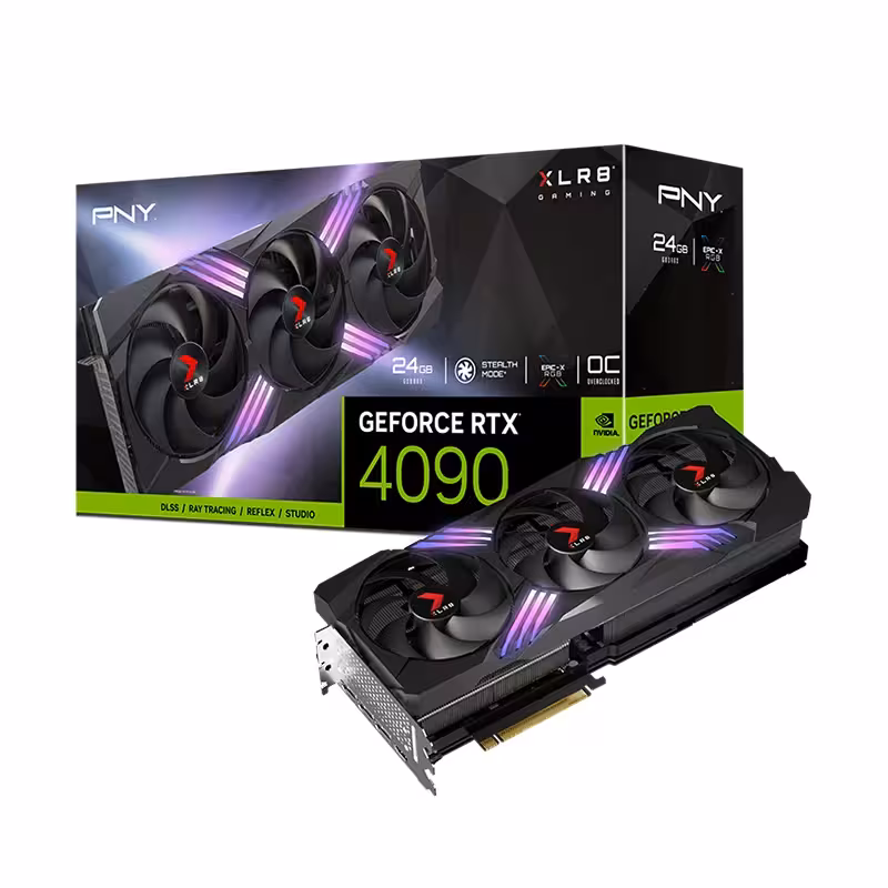 کارت گرافیک پی ان وای GeForce RTX 4090 XLR8 Gaming VERTO EPIC-X OC 24GB