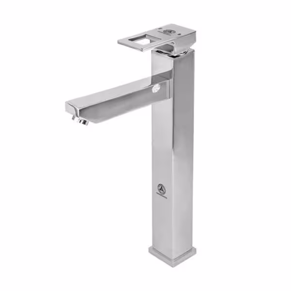 شیر روشویی پایه بلند قهرمان مدل فلت رویال