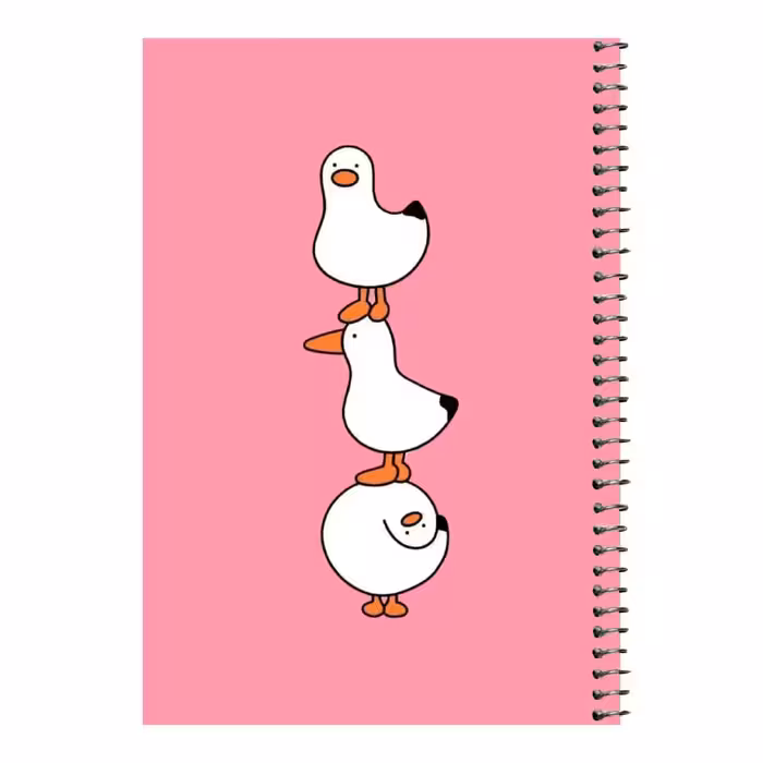 دفتر مشق 80 برگ اس جی طرح اردک های بامزه