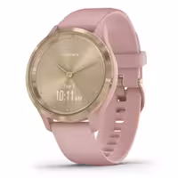 ساعت ورزشی گارمین مدل vívomove 3S Light Gold Stainless Steel Bezel