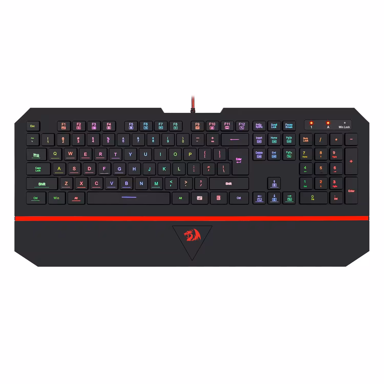 کیبورد ردراگون K502 KARURA2 BLACK RGB